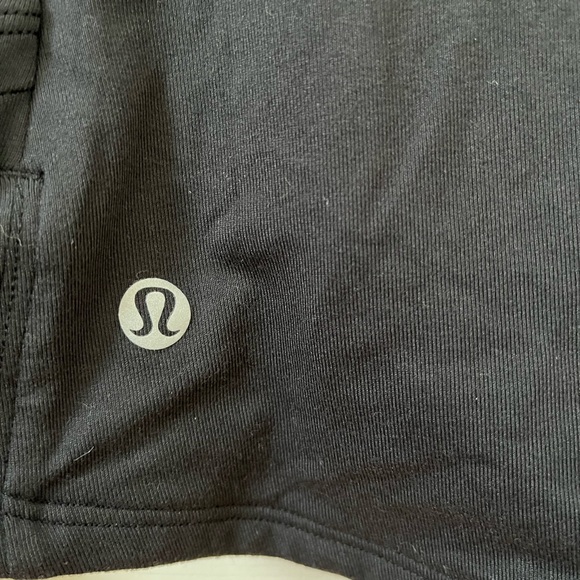 Lululemon Black Running Mock Neck Long Sleeve Size 8 - Picture 7 of 8